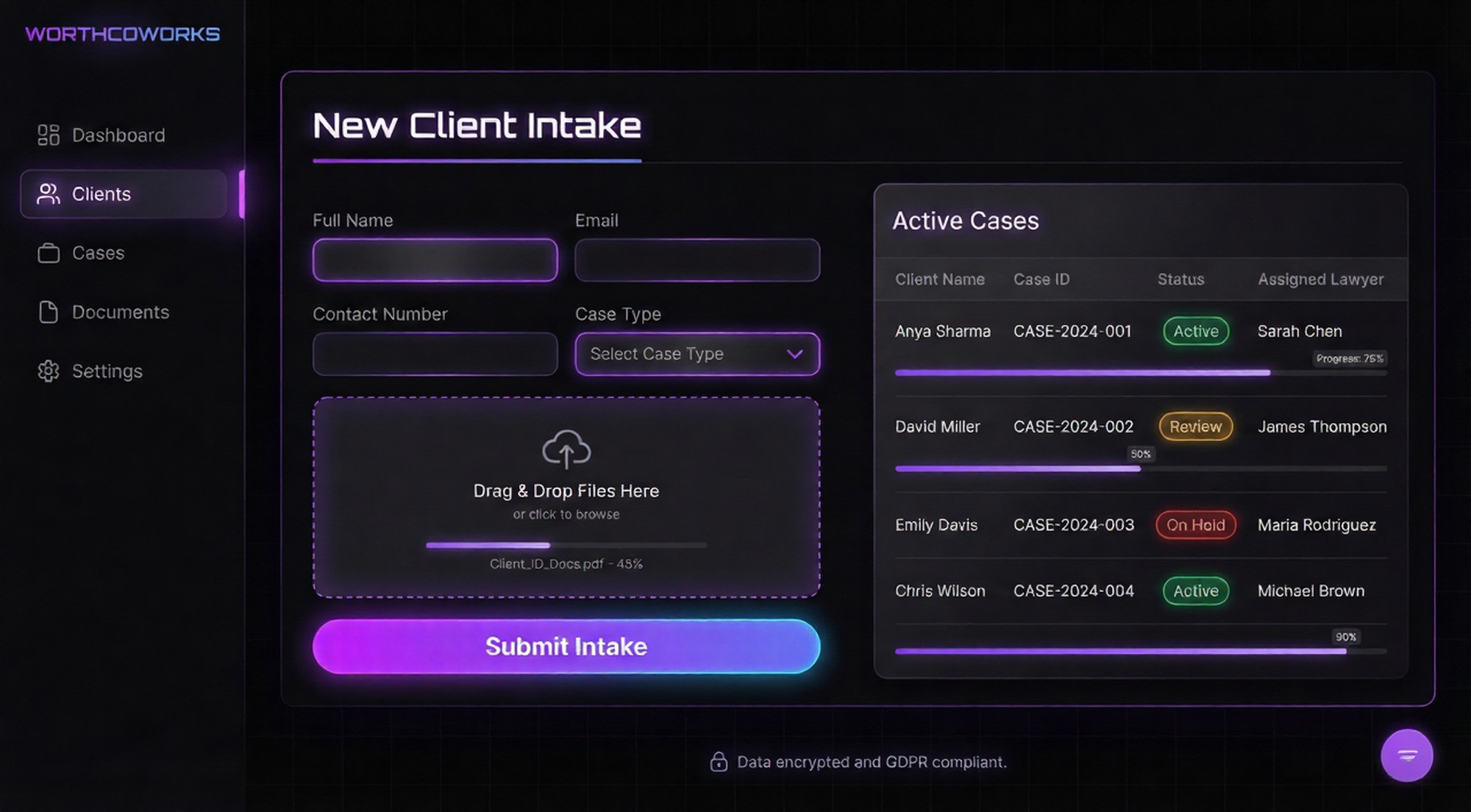 Legal Services mockup